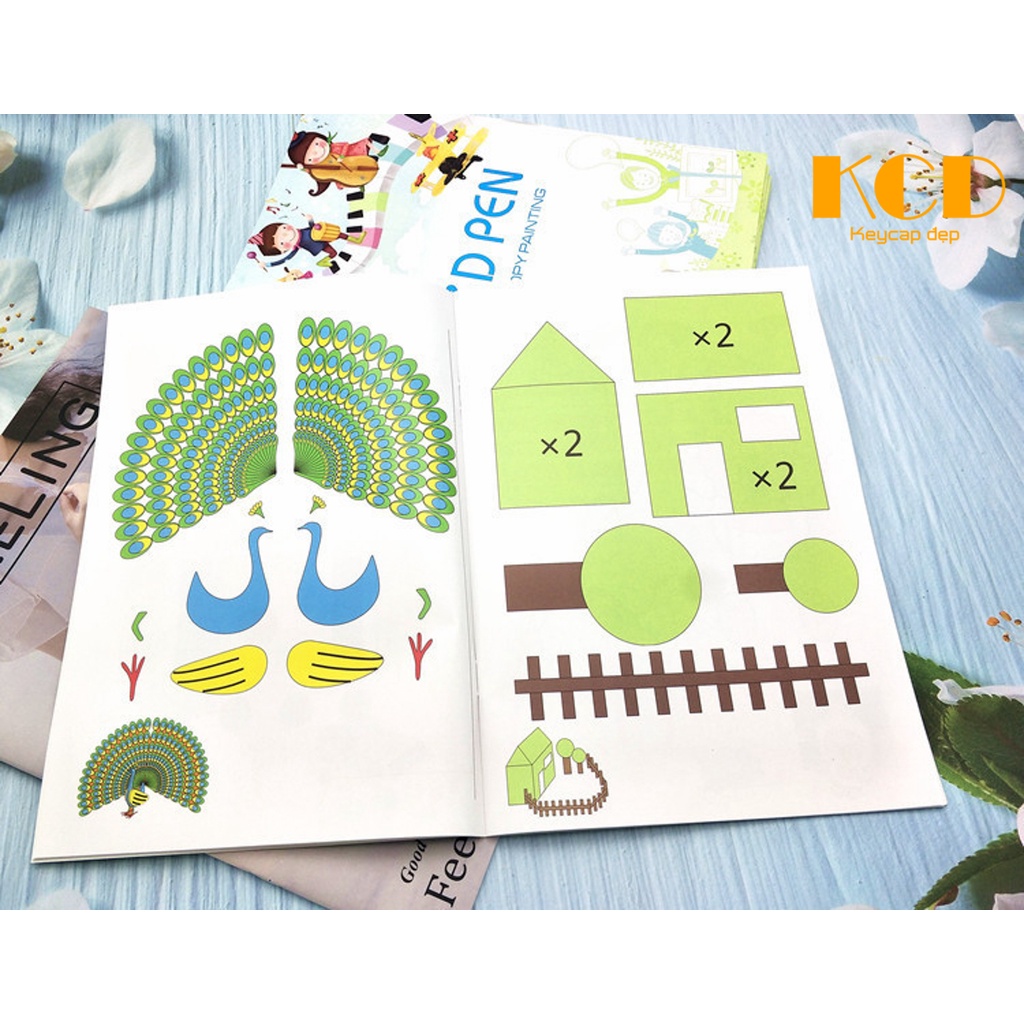Bộ sưu tập mẫu vẽ và hướng dẫn vẽ dùng cho bút 3D
