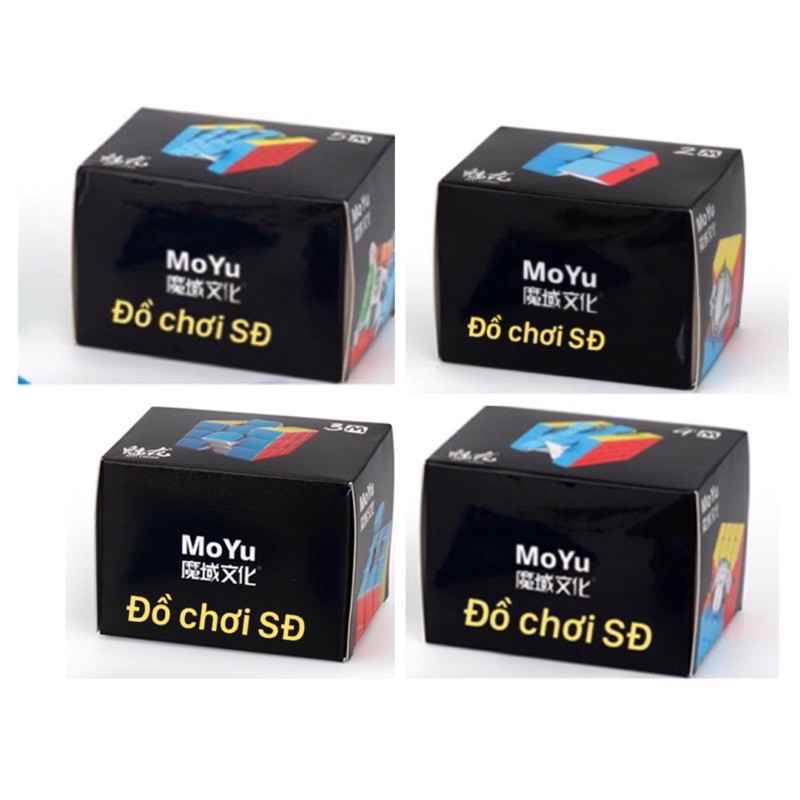 rubik MoYu 4 tầng có nam châm - hộp đen