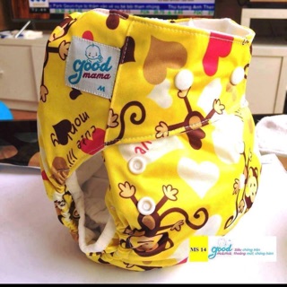 Combo 3 bộ tã vải cao cấp Goodmama siêu chống tràn ban ngày cho bé 11-24kg