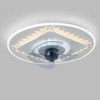 Quạt trần, quạt đèn ốp trần hiện đại trang trí phòng khách, phòng ngủ 3 chế độ sáng (Bảo Hành 2 năm)