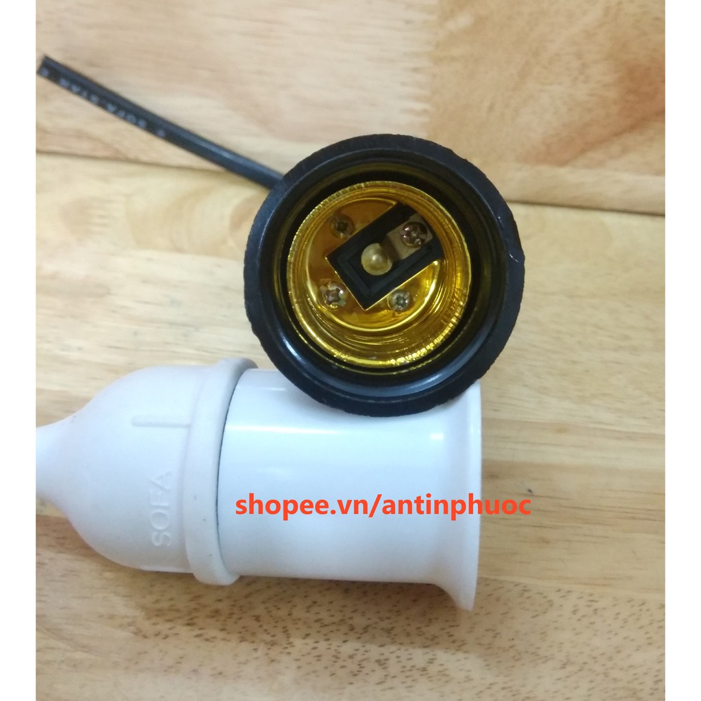 Đuôi đèn chống nước ren sứ chống cháy công suất cao - chuôi đèn có dây chống nước - Hàng Việt Nam chất lượng cao | BigBuy360 - bigbuy360.vn