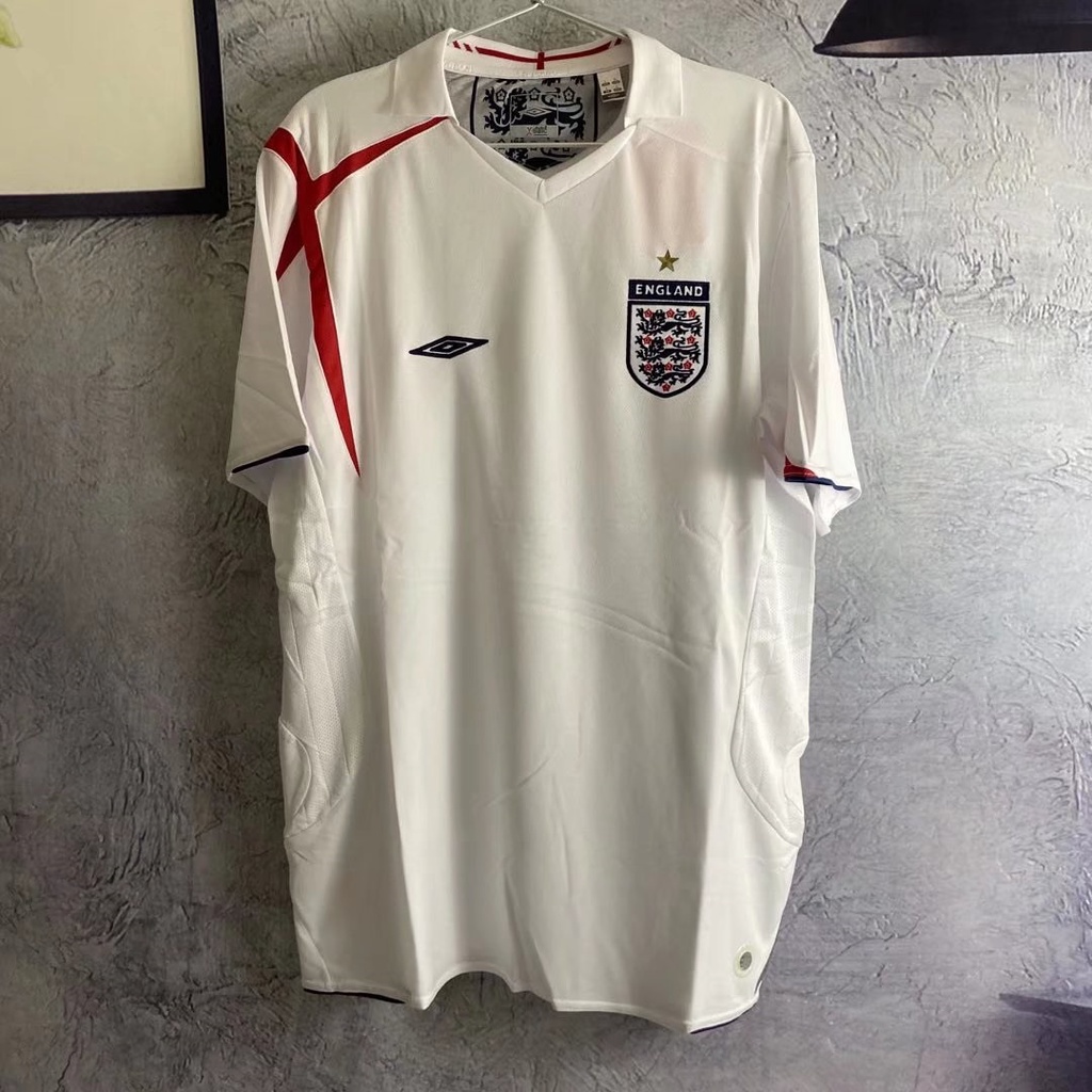 Áo Thun Bóng Đá Tay Ngắn In Số 06 Phong Cách Anh Quốc Cổ Điển Size s-2xl*