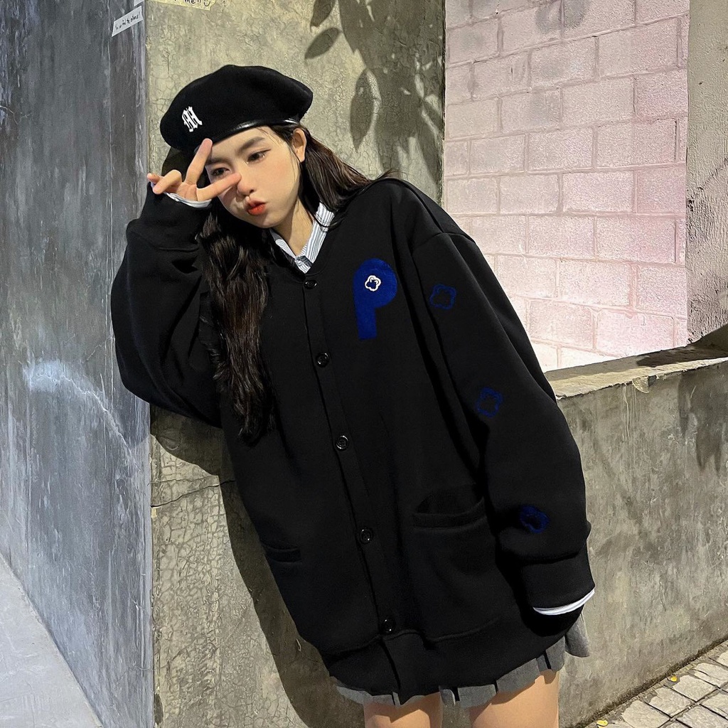 ÁO CARDIGAN CHỮ P