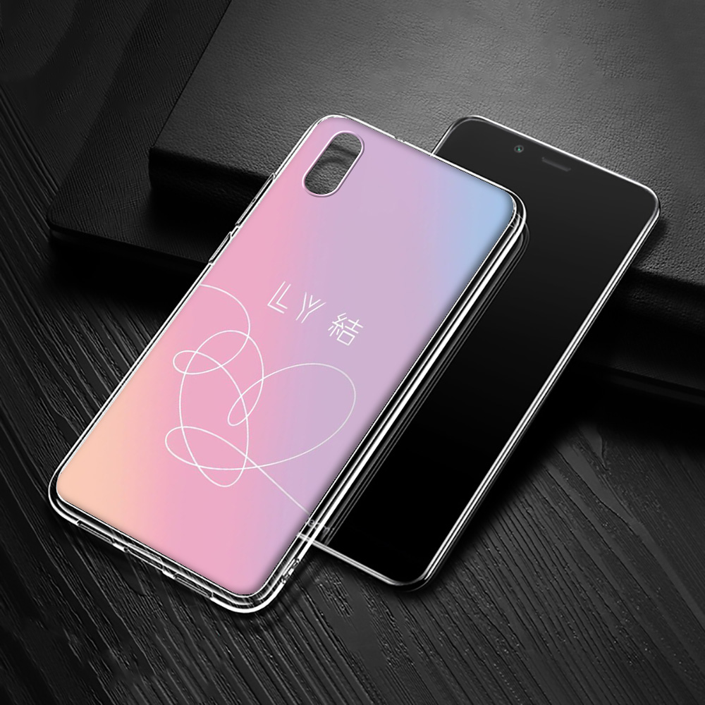 Ốp Điện Thoại Trong Suốt In Hình Bts Love Yourself Cho Redmi K20 Note 5 6 7 8 8t 9 Pro Max C24