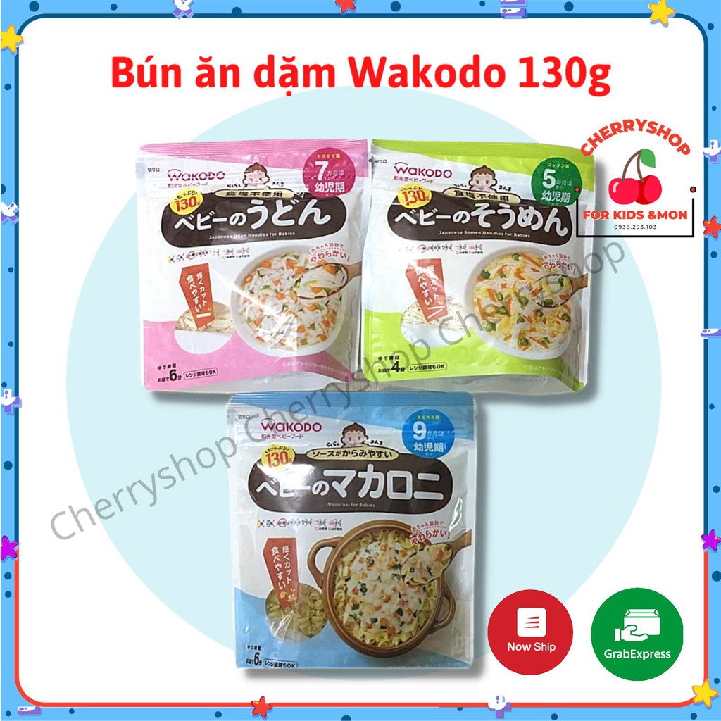 BÚN KHÔ CẮT SỢI WAKODO CHO BÉ (TÁCH MUỐI) - 130gr