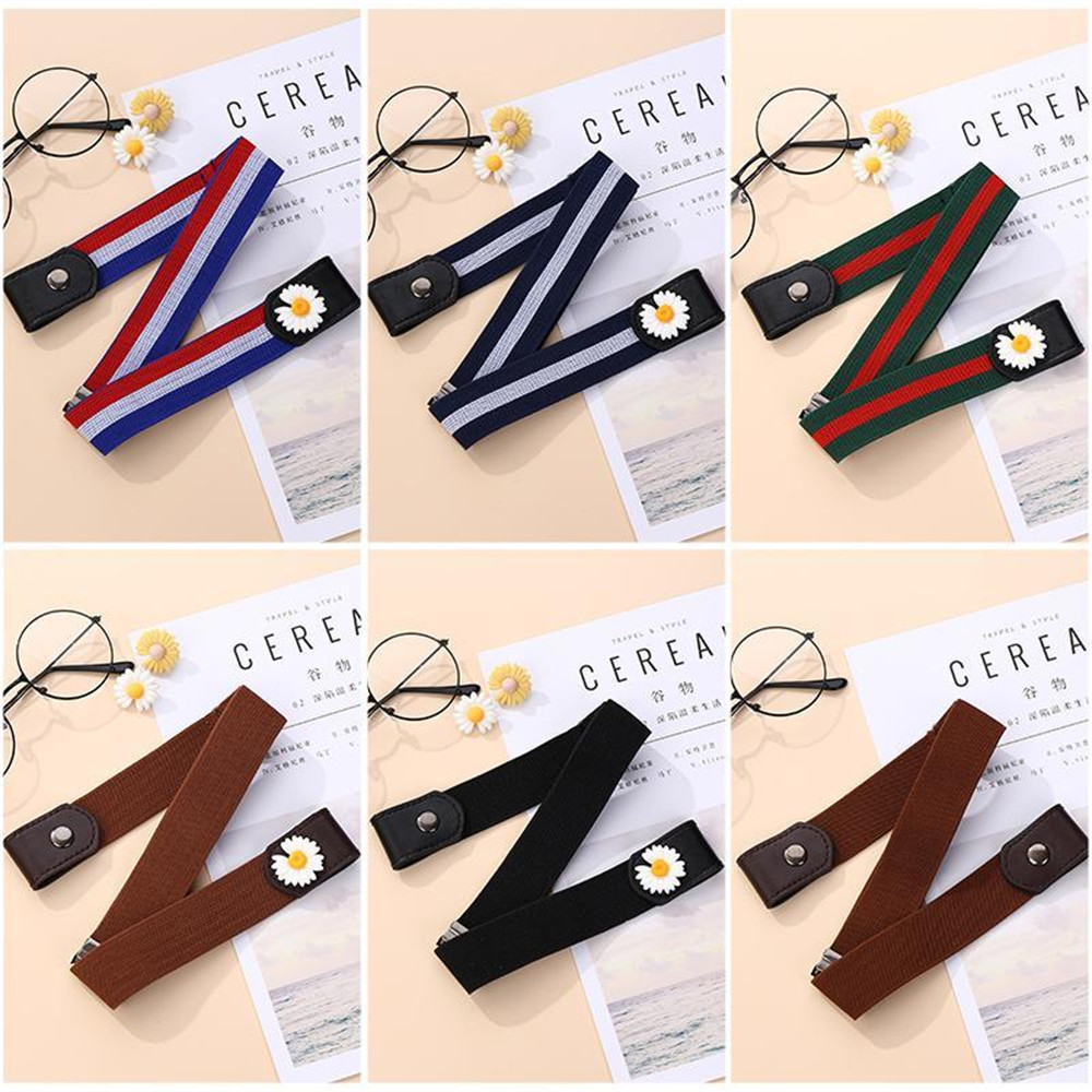 Thắt Lưng Jean Co Giãn Trang Trí Độc Đáo Cho Nữ