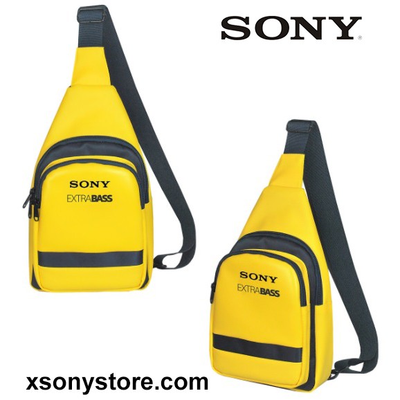 Túi đeo chéo Sony Extra Bass - Quà tặng Sony chính hãng (có hình thật)