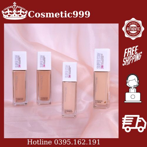 Kem nền maybeline, foundation che khuyết điểm cho da dầu mụn chính hãng kiềm dầu Cosmetic999