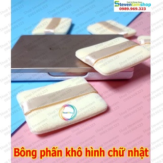 Bông phấn khô hình chữ nhật