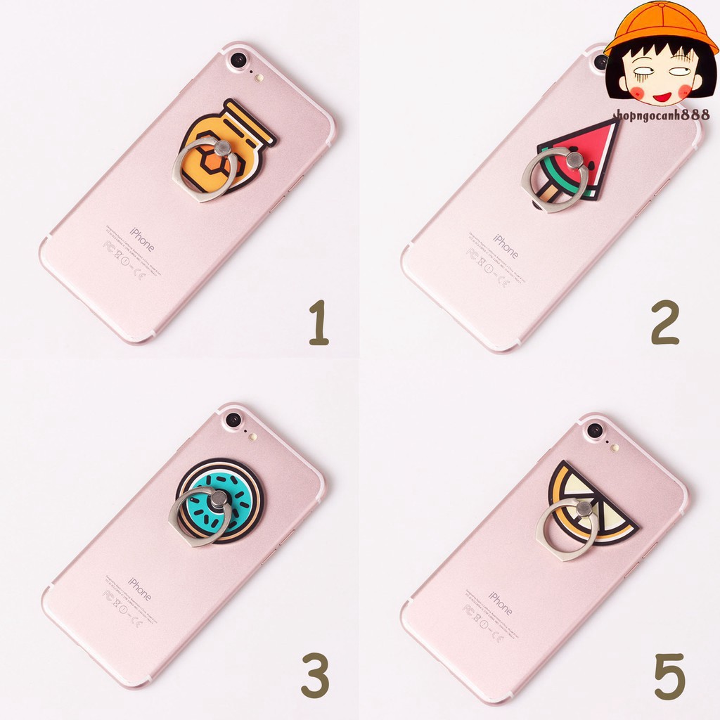 Iring Giá Đỡ Điện Thoại Chiếc Nhẫn Icon Bánh Kẹo hình thú Siêu dễ thương | BigBuy360 - bigbuy360.vn