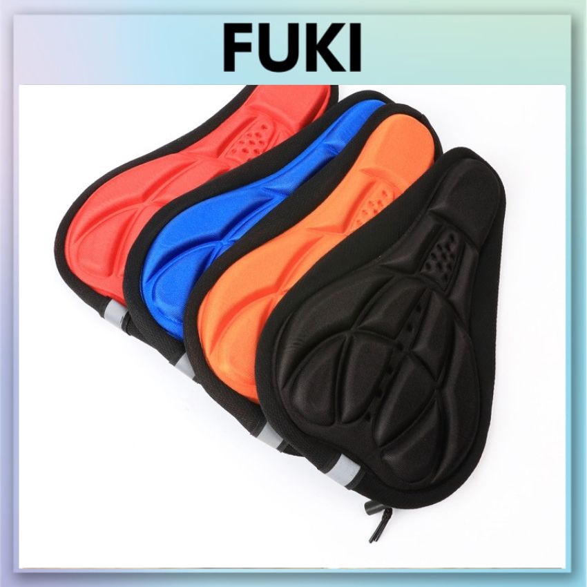 Yên xe đạp thể thao Bọc yên xe đạp nhiều màu FUKI