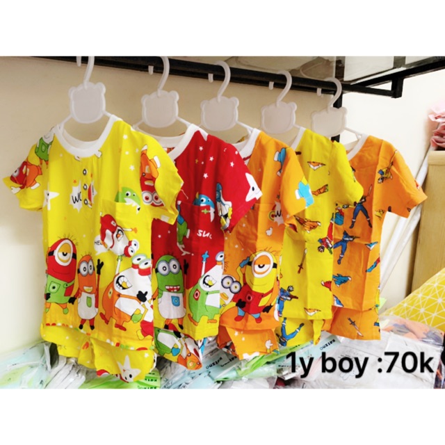 Lanh ngắn tay cho bé 1y