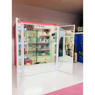 Gương Đèn Led Để Bàn Gập 3 Khớp