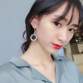 Bông tai nữ dài đính đá sáng lấp lánh sang trọng nhiều mẫu