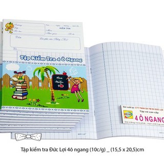 GIẤY KIỂM TRA - TẬP KIỂM TRA