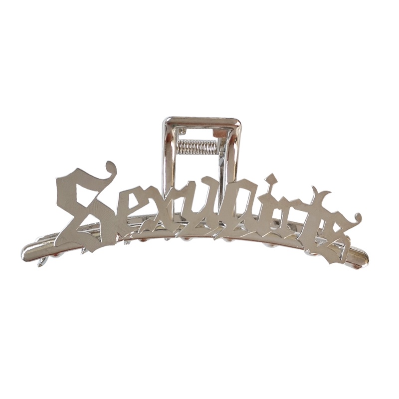 Kẹp Tóc Nữ Bằng Kim Loại Thiết Kế 3D Phong Cách Gothic Cá Tính