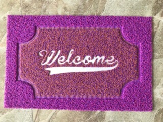 Thảm sợi mì welcome