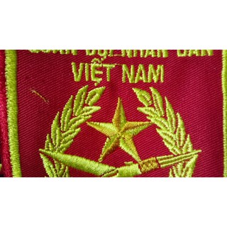 Patch vải sticker nhám dính cờ Việt nam, cờ đỏ sao vàng