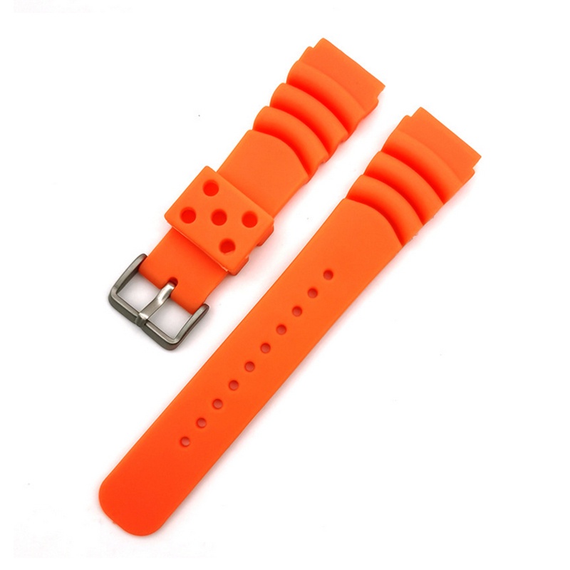 Silicone Dây Đeo Thay Thế Bằng Silicon Cho Đồng Hồ Thông Minh Seiko Divers 20mm 22mm