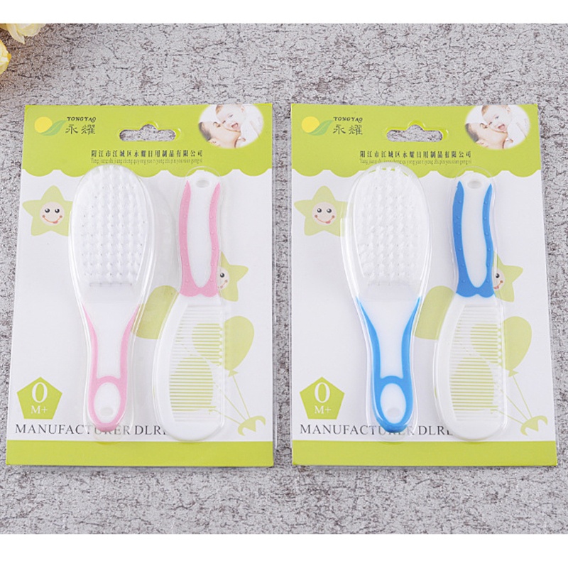 Lược Chải Tóc Màu Trơn An Toàn Cho Bé Gái