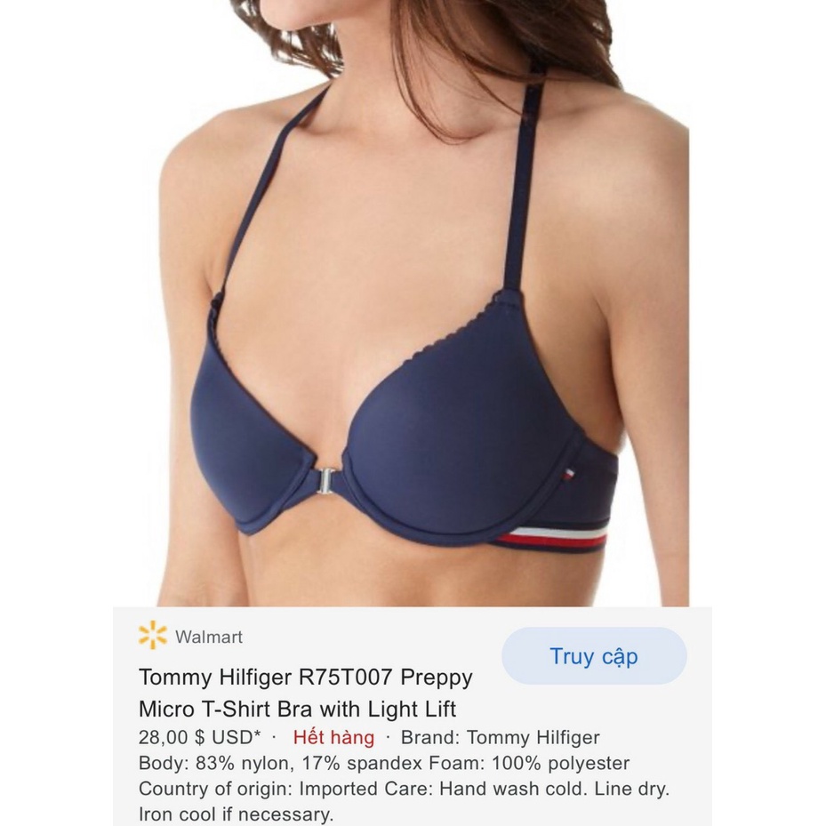Áo ngực hiệu TOMMY HILFIGER micro T-shirt bra