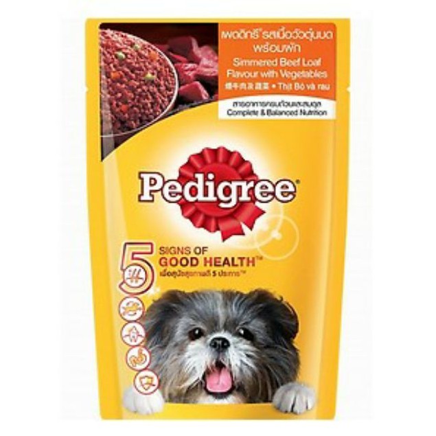 Sốt cho chó Pedigree gói 130g(chó trưởng thành)