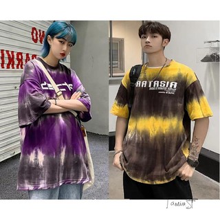 Áo thun Unisex form rộng loan màu