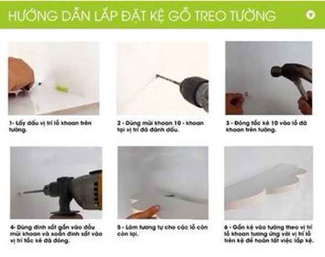 Kệ tivi treo tường lõi xanh chống ẩm