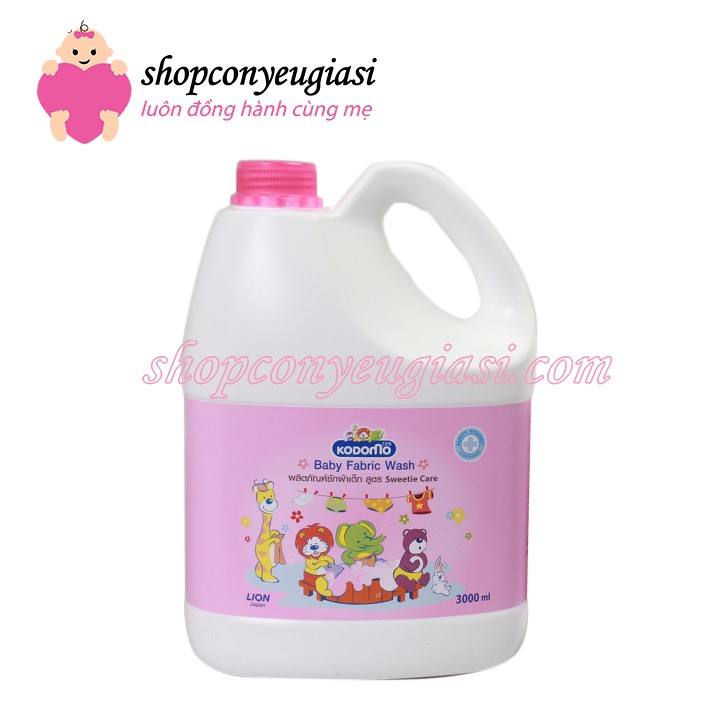 Dung dịch giặt tẩy/giặt xả Kodomo 3000ml -THÁI LAN