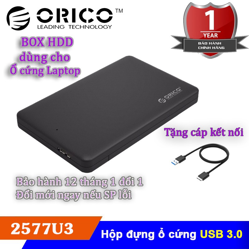 Hộp đựng ổ cứng Orico HDD BOX SATA 3 USB 3.0 - 2599US3/2577US3/2588US3