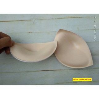 Miếng lót mút xốp độn ngực loại mỏng hình hạt đậu