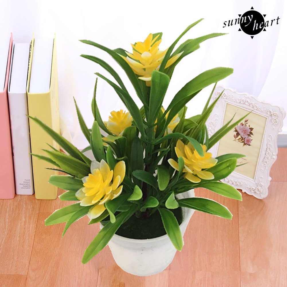 Chậu Hoa Sen Giả Trang Trí Nhà Cửa/Sân Vườn/Tiệc Cưới