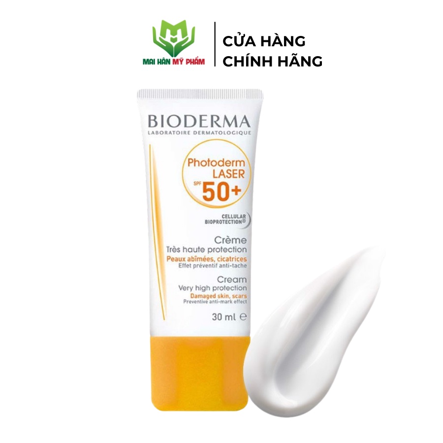 Kem chống nắng ngăn ngừa tăng sắc tố Bioderma Photoderm Laser SPF 50+ 30ml