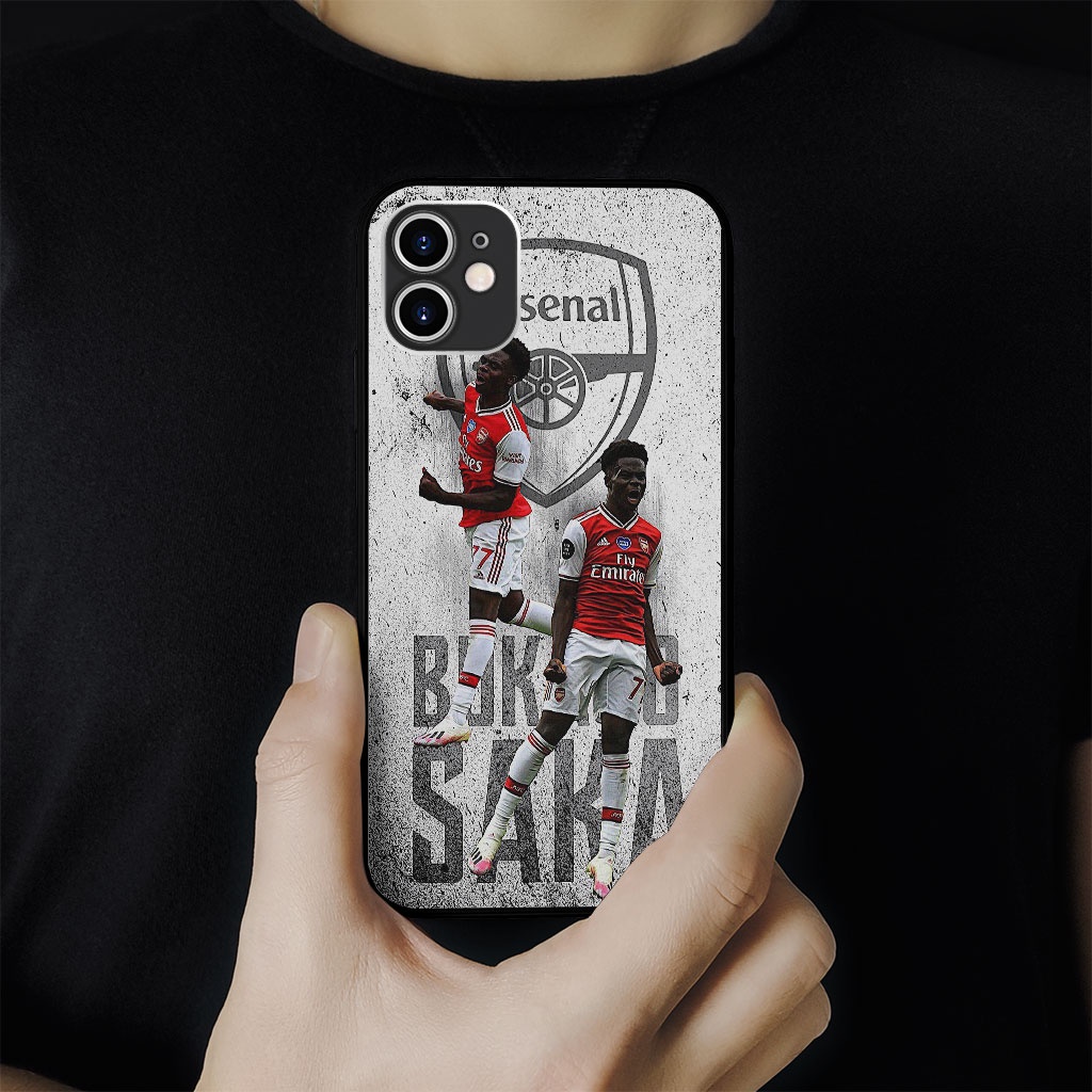 Ốp lưng bukayo saka poster collage pro 13 11 12 promax 7 8 plus xs X Xr  FOO20222384