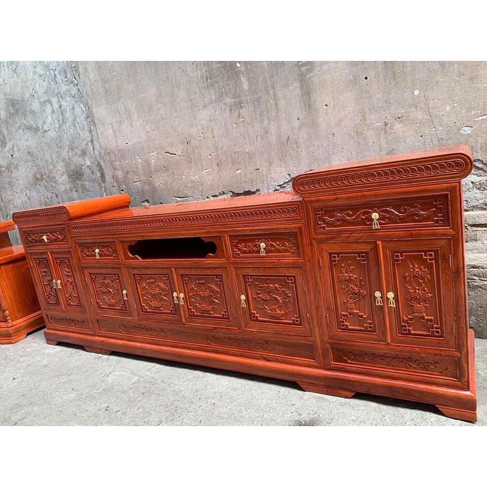 Kệ mõ tivi gỗ hương đá