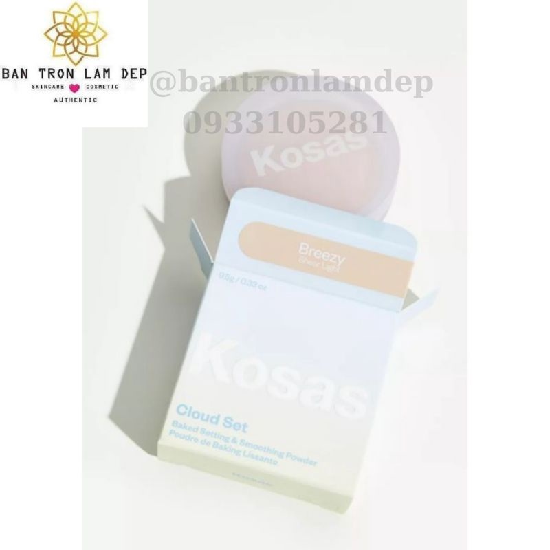 Phấn phủ Kosas Cloud Set Baked Setting & Smoothing Talc-Free Vegan Powder 9.5g