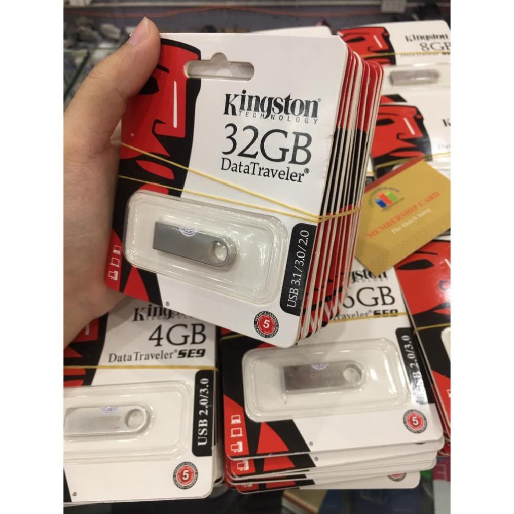 USB KINGSTON SE9 32GB (Chống nước - Bảo hành 1 năm)