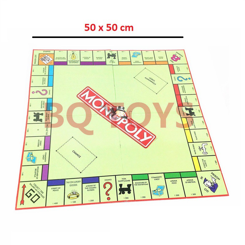 Cờ Tỷ Phú Monopoly Cơ Bản The Trading Game Cho Nhóm 2-6 Người Chơi