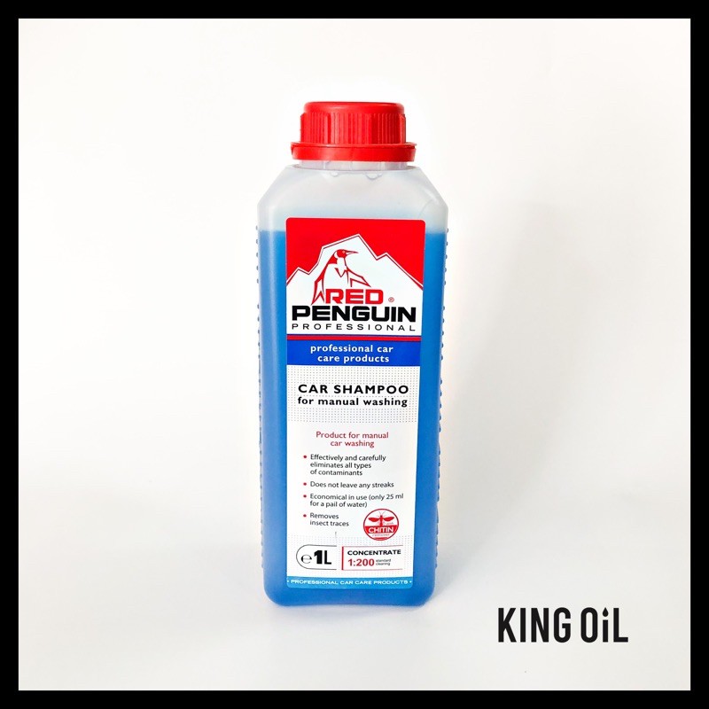 XADO RED PENGUIN CAR SHAMPOO FOR MANUAL CAR WASHING – NƯỚC RỬA XE 1L