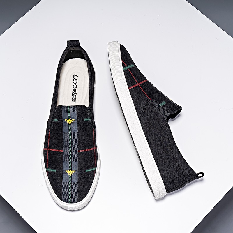 [XẢ KHO, LẺ SIZE] Giày lười nam - Slip on nam vải - Mã LY107 | BigBuy360 - bigbuy360.vn