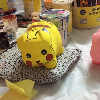 Heo đất handmade pikachu size M