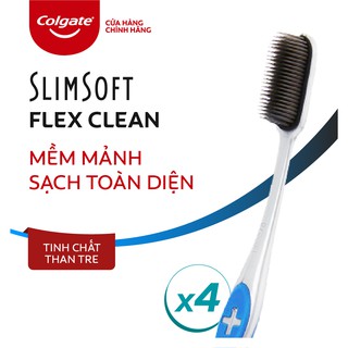 Combo 4 Bàn Chải Đánh Răng Colgate Slim Soft Flex Clean
