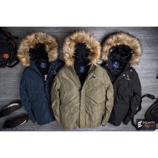 Áo khoác parka nam xuất hàn lót lông