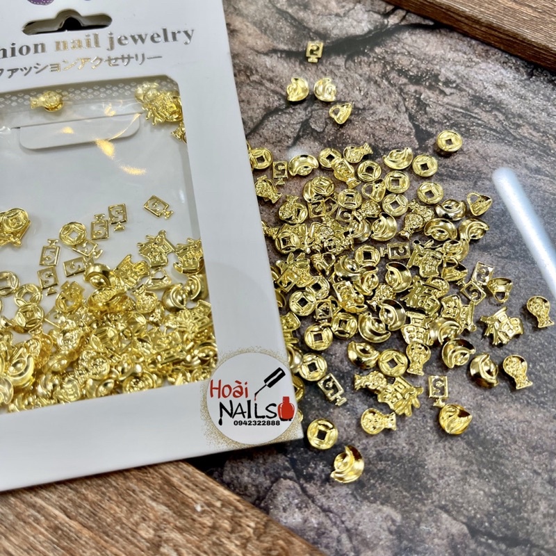 set charm tết 2022- phụ kiện nail giá rẻ
