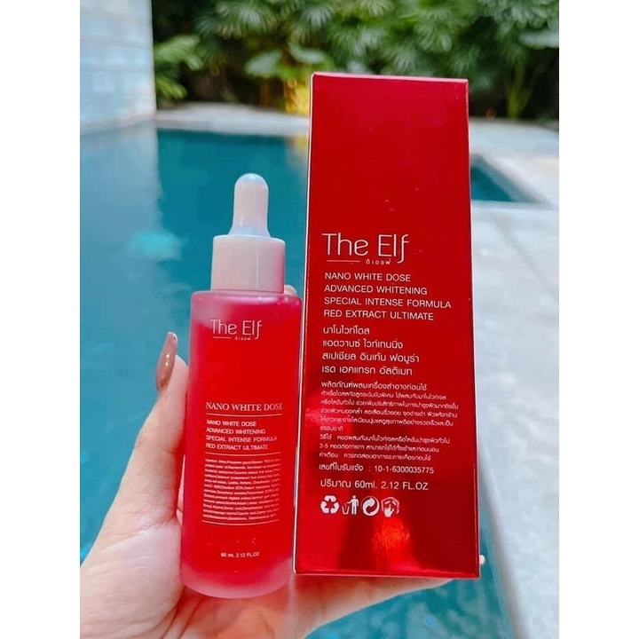 SERUM KÍCH TRẮNG, GIẢM THÂM HIỆU QUẢ THE ELF NANO WHITE DOSE SERUM 60ML THÁI LAN CHÍNH HÃNG - 12265