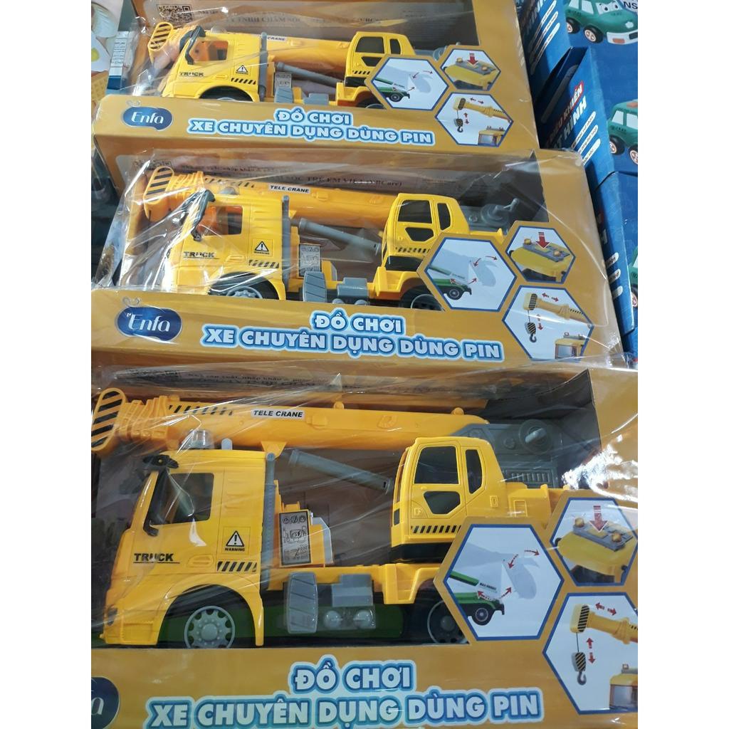 Đồ chơi xe chuyên dụng dùng pin quà tặng từ Anfa - Kèm pin