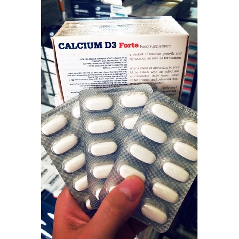 Calci D3 Forte  Hộp 60 viên - Hàng chính hãng nhập khẩu Balan
