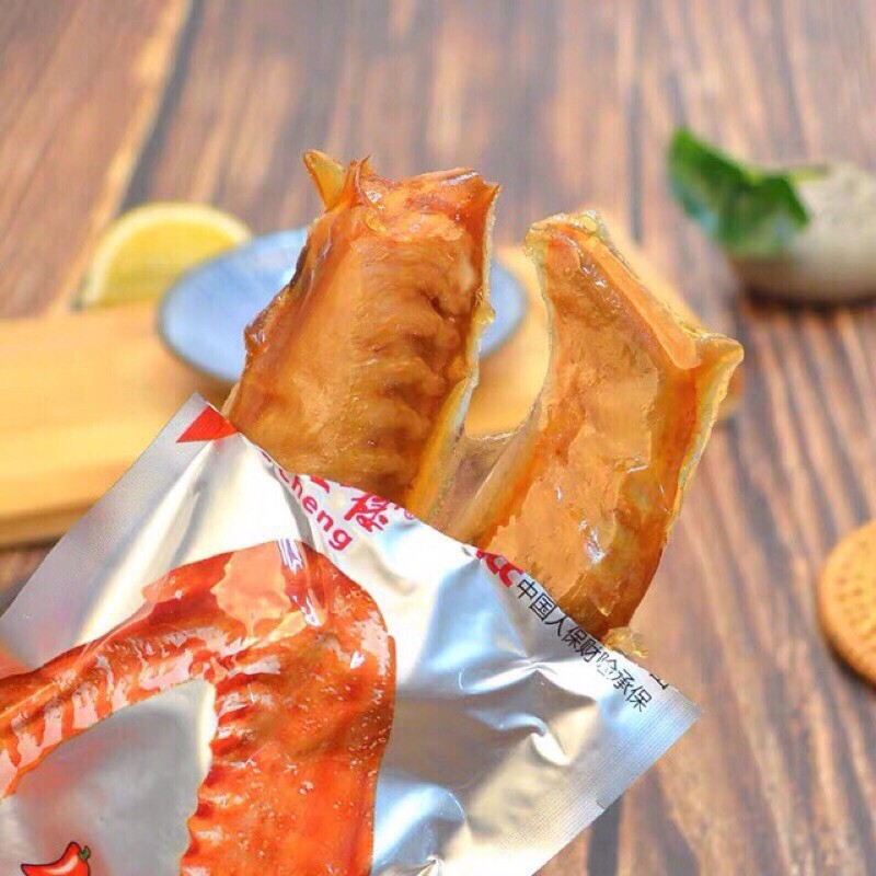 [Sẵn] Combo 100 cánh vịt cay Dacheng màu đỏ