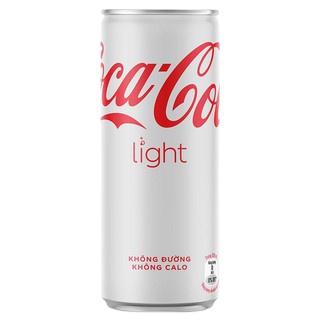 Lốc 6 Lon Nước Ngọt Có Gas Coca Cola Light Ít Đường Soft Drink Lon 330ml Date Luôn Mới