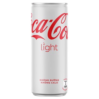 Lốc 6 Lon Nước Ngọt Có Gas Coca Cola Light Ít Đường Soft Drink Lon 330ml Date Luôn Mới